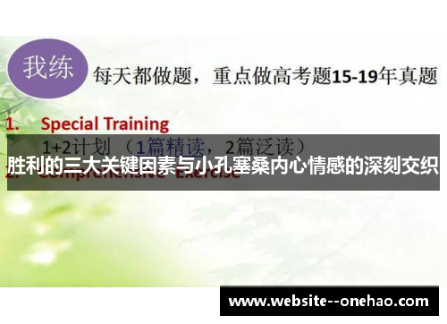 胜利的三大关键因素与小孔塞桑内心情感的深刻交织